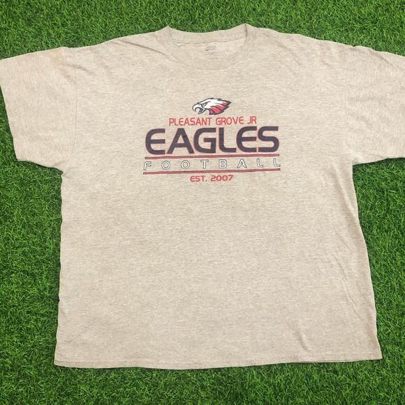 Port and Company Other - Grey Pleasant Grove Jr Eagles Football Graphic Tee
